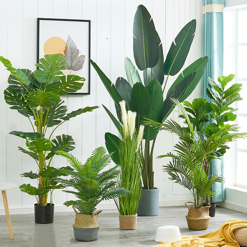 Ficus Lyrata Tree - ต้นปาล์มจำลอง ต้นไม้ประดิษฐ์ ต้นไทร ต้นดิปซิส ต้นกล้วยประดิษฐ์ ต้นไม้ประดิษฐ์แบบคลาสสิกสำหรับตกแต่งสไตล์ทรอปิคอล