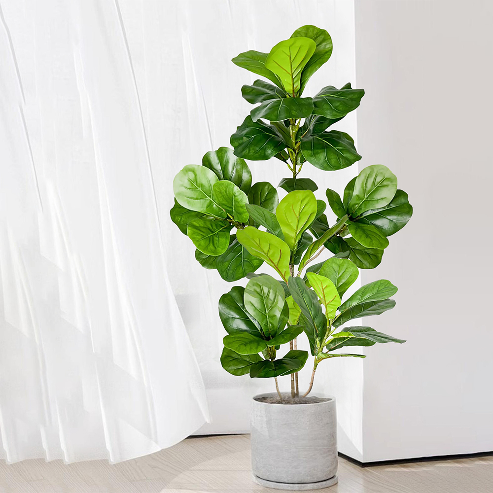 ต้นไม้ประดิษฐ์ขนาดใหญ่ 70-135  - Ficus Lyrata Tree บทวิจารณ์และราคา