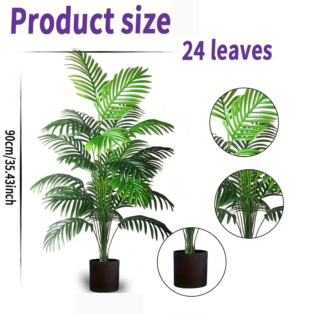 ต้นปาล์มอะรีกาปลอม 24 ใบ ต้นไม - Monstera Adansonii บทวิจารณ์และราคา