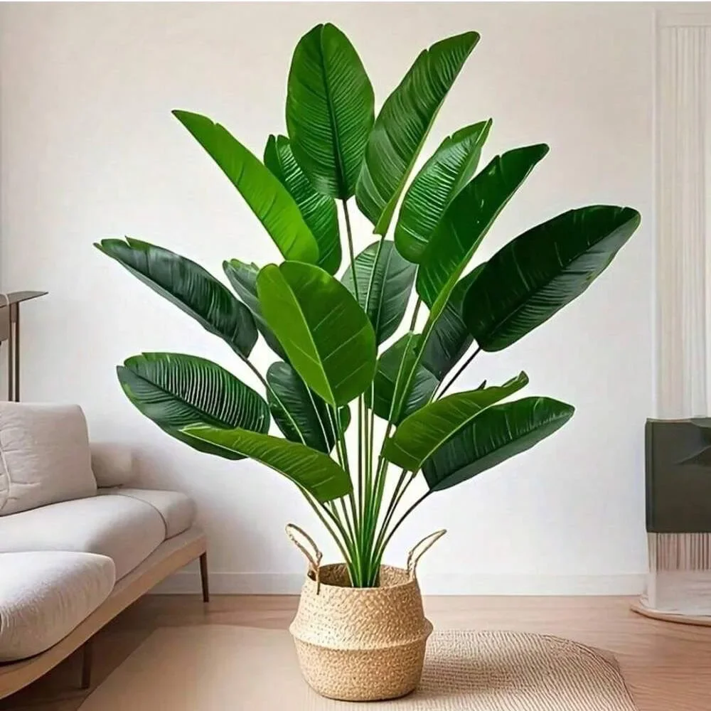 1 PC 18 ใบพืชประดิษฐ์ขนาดใหญ่ป - Monstera Adansonii บทวิจารณ์และราคา