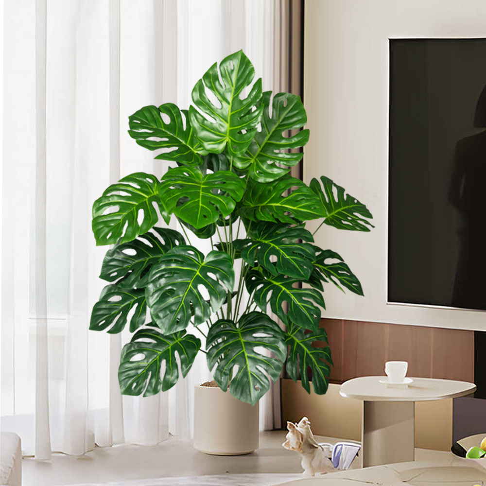 70-100 ซม.ประดิษฐ์ Monstera Tr - Monstera Adansonii บทวิจารณ์และราคา