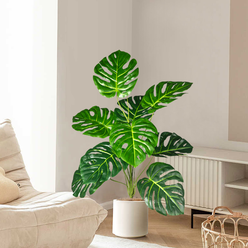 70-100 ซม.ประดิษฐ์ Monstera Tr - Monstera Adansonii บทวิจารณ์และราคา