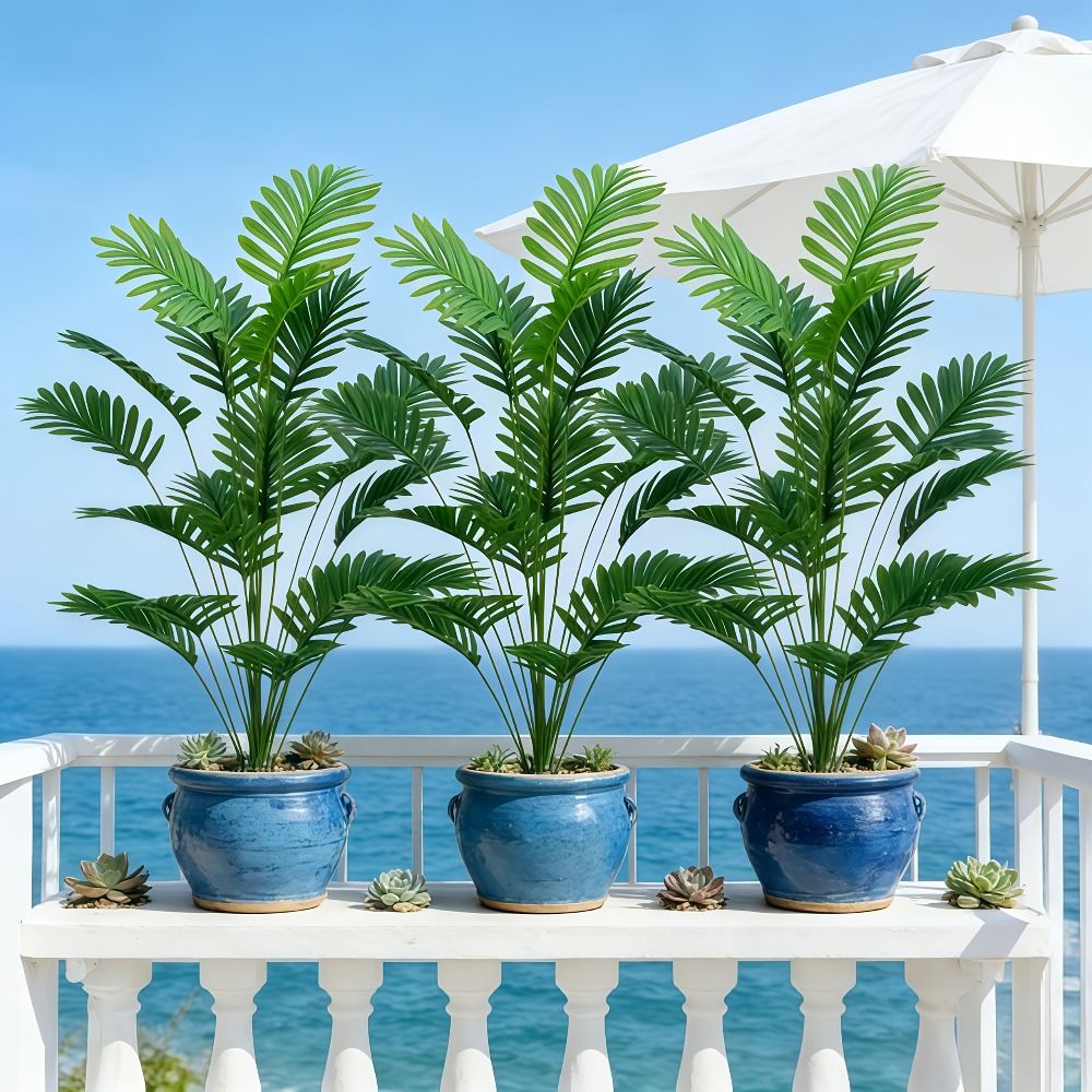 ต้นปาล์มประดิษฐ์ขนาดใหญ่ 65-12 - Monstera Adansonii บทวิจารณ์และราคา